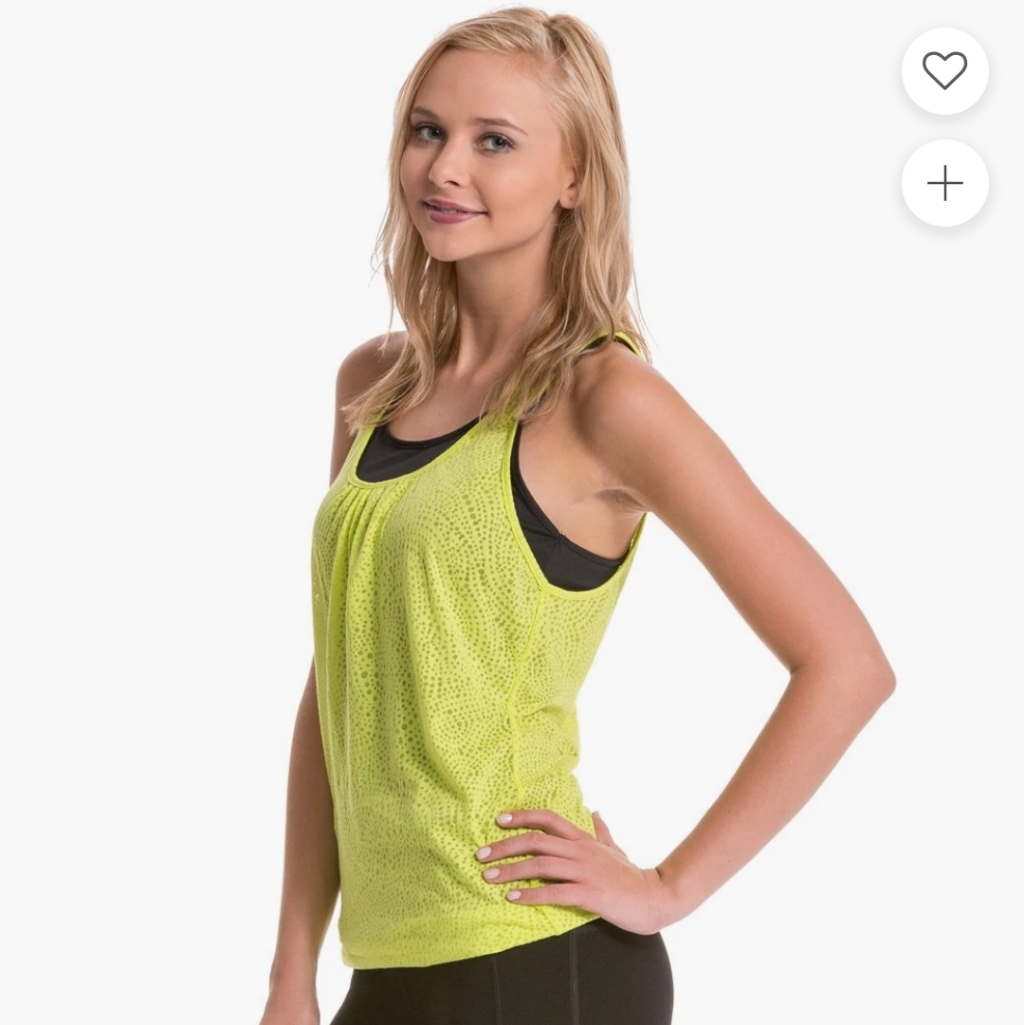 Prana Mika Workout Top In Wild Lime